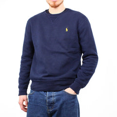 Ralph Lauren Basic Sweatshirt - Farbe: Navy - Größe: M - VintageR2