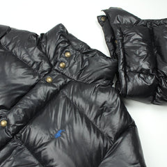 Ralph Lauren Vintage glänzende Daunenjacke - Farbe: Black - Größe: M - vintageR2