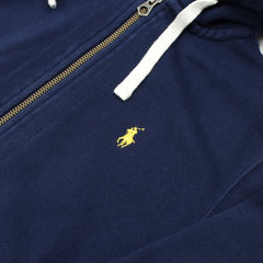 Ralph Lauren Vintage Hooded Sweatjacke - Farbe: Navy - Größe: M - vintageR2
