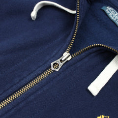 Ralph Lauren Vintage Hooded Sweatjacke - Farbe: Navy - Größe: M - vintageR2
