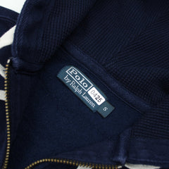 Ralph Lauren Vintage Hooded Sweatjacke - Farbe: Navy - Größe: M - vintageR2