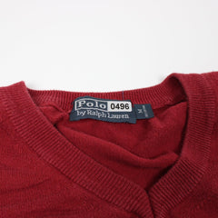 Ralph Lauren Vintage Longsleeve - Farbe: Red - Größe: M - vintageR2