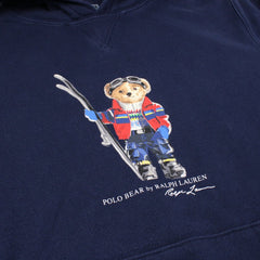 Ralph Lauren Vintage Teddybär Hoodie - Farbe: Navy - Größe: M - VintageR2
