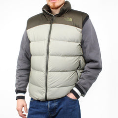 The North Face Daunenweste - Farbe: Grey - Größe: L - VintageR2
