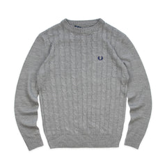 Fred Perry Zopfmuster Pullover