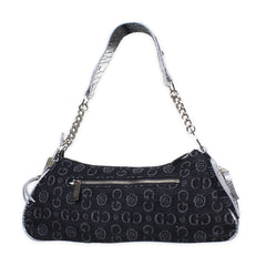Gussaci Vintage Bowling Bag Black Silvery
