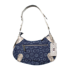 Gussaci Vintage Hobo Bag Vintage Dark Denim
