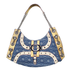 Gussaci Curved Shoulder Bag