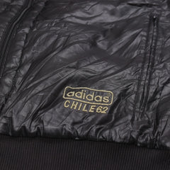 Adidas Pufferjacke Chile 62 Schwarz Gold Herren Polyester – Nahaufnahme-2