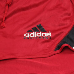 Adidas Shorts Nylon Shorts Rot Schwarz Herren Polyester – Nahaufnahme-1
