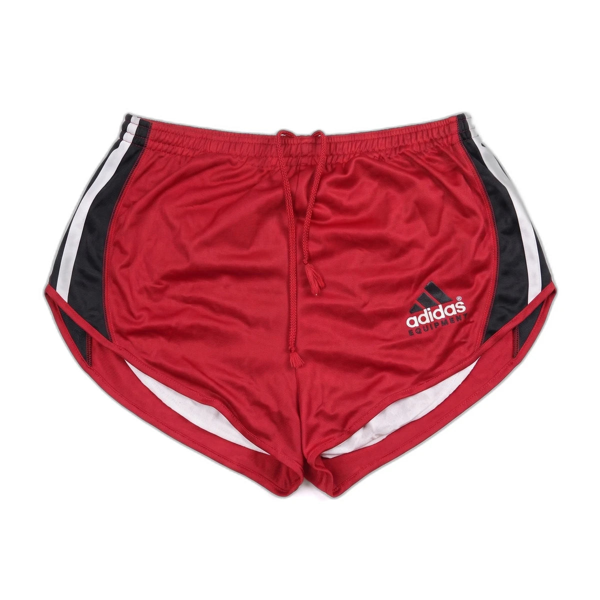 Adidas Shorts Nylon Shorts Rot Schwarz Herren Polyester – Vorderansicht