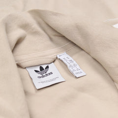 Adidas Trackjacket Firebird Beige Weiß Damen Polyester – Nahaufnahme-3
