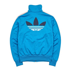 Adidas Trackjacket Firebird Blau Bunt Damen Polyester – Rückseite