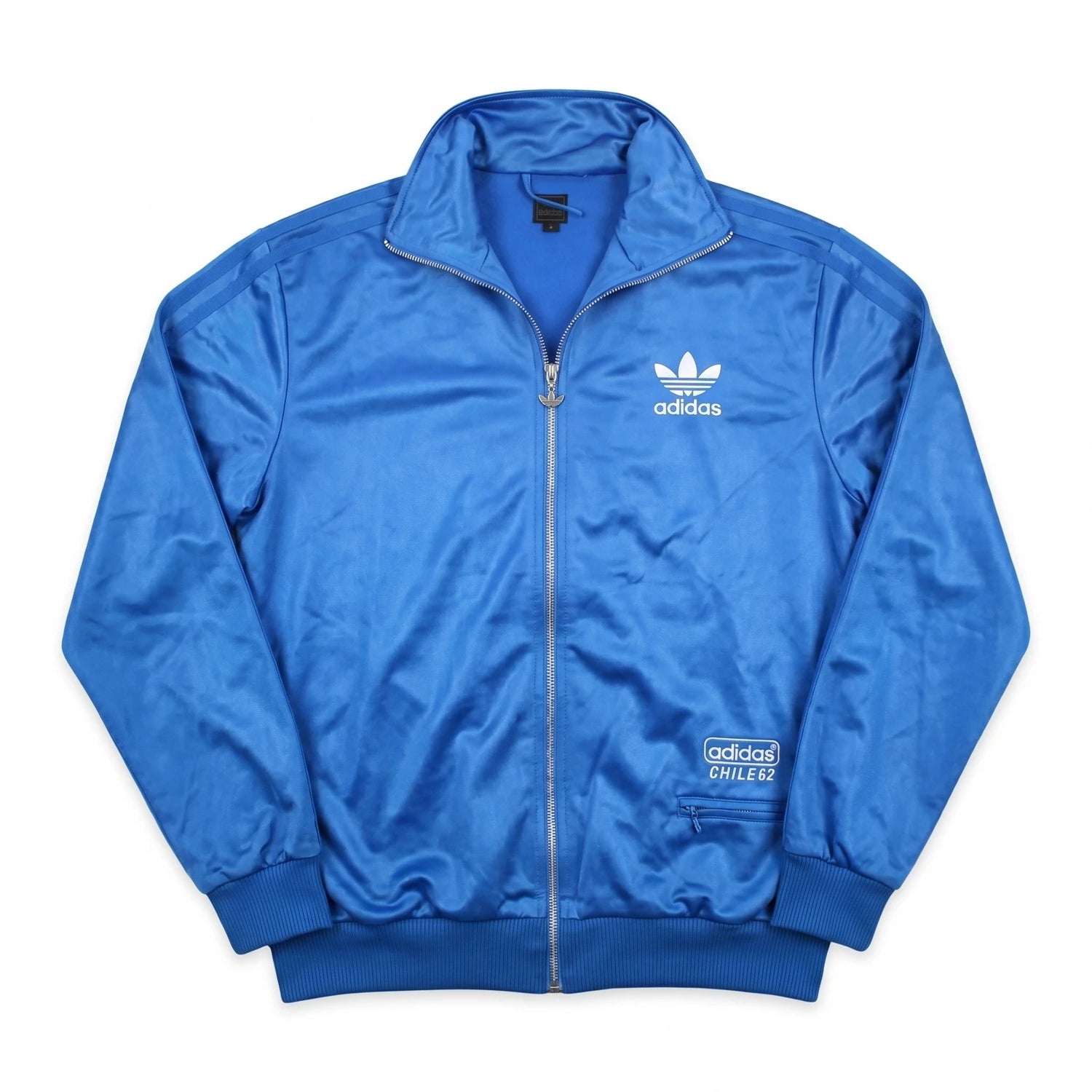 Adidas Trackjacket Chile 62 Blau Herren Polyester – Vorderansicht