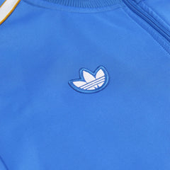 Adidas Trackjacket Fußballverein Blau Weiß Herren Polyester – Nahaufnahme-1