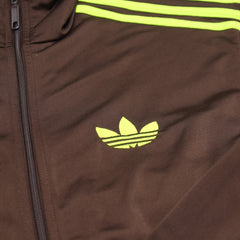 Adidas Trackjacket Firebird Braun Grün Herren Polyester – Nahaufnahme-1