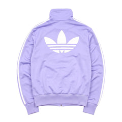 Adidas Trackjacket Firebird Flieder Weiß Damen Polyester – Rückseite