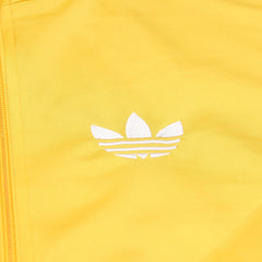 Adidas Trackjacket Firebird Gelb Weiß Damen Polyester – Nahaufnahme-1
