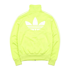 Adidas Trackjacket Firebird Gelb Weiß Damen Polyester – Rückseite