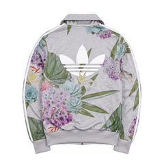 Adidas Trackjacket Firebird Grau Bunt Damen Polyester – Rückseite