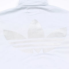 Adidas Trackjacket Firebird Grau Silber Damen Polyester – Nahaufnahme-2
