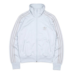 Adidas Trackjacket Firebird Grau Silber Damen Polyester – Vorderansicht