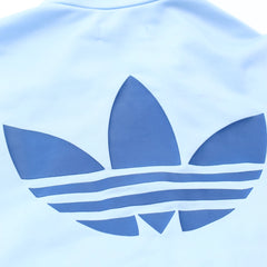 Adidas Trackjacket Firebird Hellblau Blau Damen Polyester – Nahaufnahme-2