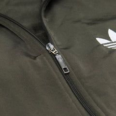 Adidas Trackjacket Firebird Khaki Weiß Herren Polyester – Nahaufnahme-2