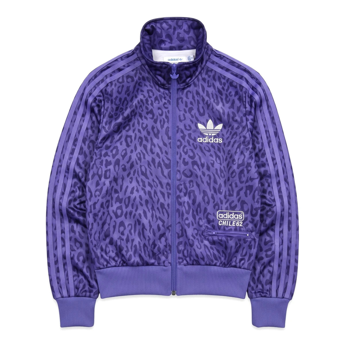 Adidas Trackjacket Chile 62 Lila Damen Polyester – Vorderansicht