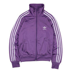 Adidas Trackjacket Firebird Lila Flieder Damen Polyester – Vorderansicht