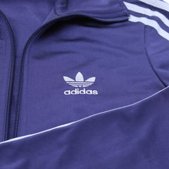 Adidas Trackjacket Firebird Lila Hellblau Damen Polyester – Nahaufnahme-1