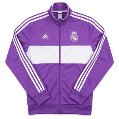 Adidas Trackjacket Fußballverein Lila Weiß Herren Polyester – Vorderansicht