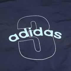 Adidas Trackjacket Sport Marineblau Hellblau Herren Polyester – Nahaufnahme-3