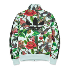 Adidas Trackjacket Firebird Mintgrün Bunt Damen Polyester – Rückseite