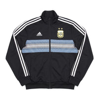 Adidas Trackjacket Fußballverein Schwarz Blau Herren Polyester – Vorderansicht