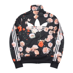 Adidas Trackjacket Firebird Schwarz Bunt Damen Polyester – Rückseite