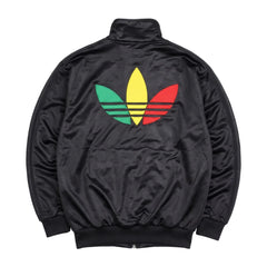 Adidas Trackjacket Chile 62 Schwarz Bunt Herren Polyester – Rückseite
