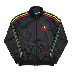 Adidas Trackjacket Chile 62 Schwarz Bunt Herren Polyester – Vorderansicht
