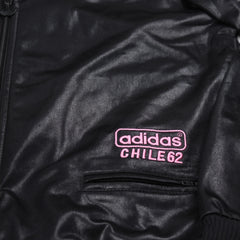 Adidas Trackjacket Chile 62 Schwarz Damen Polyester – Nahaufnahme-2