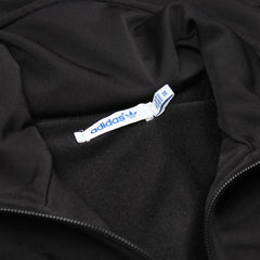 Adidas Trackjacket Firebird Schwarz Gold Damen Polyester – Nahaufnahme-2