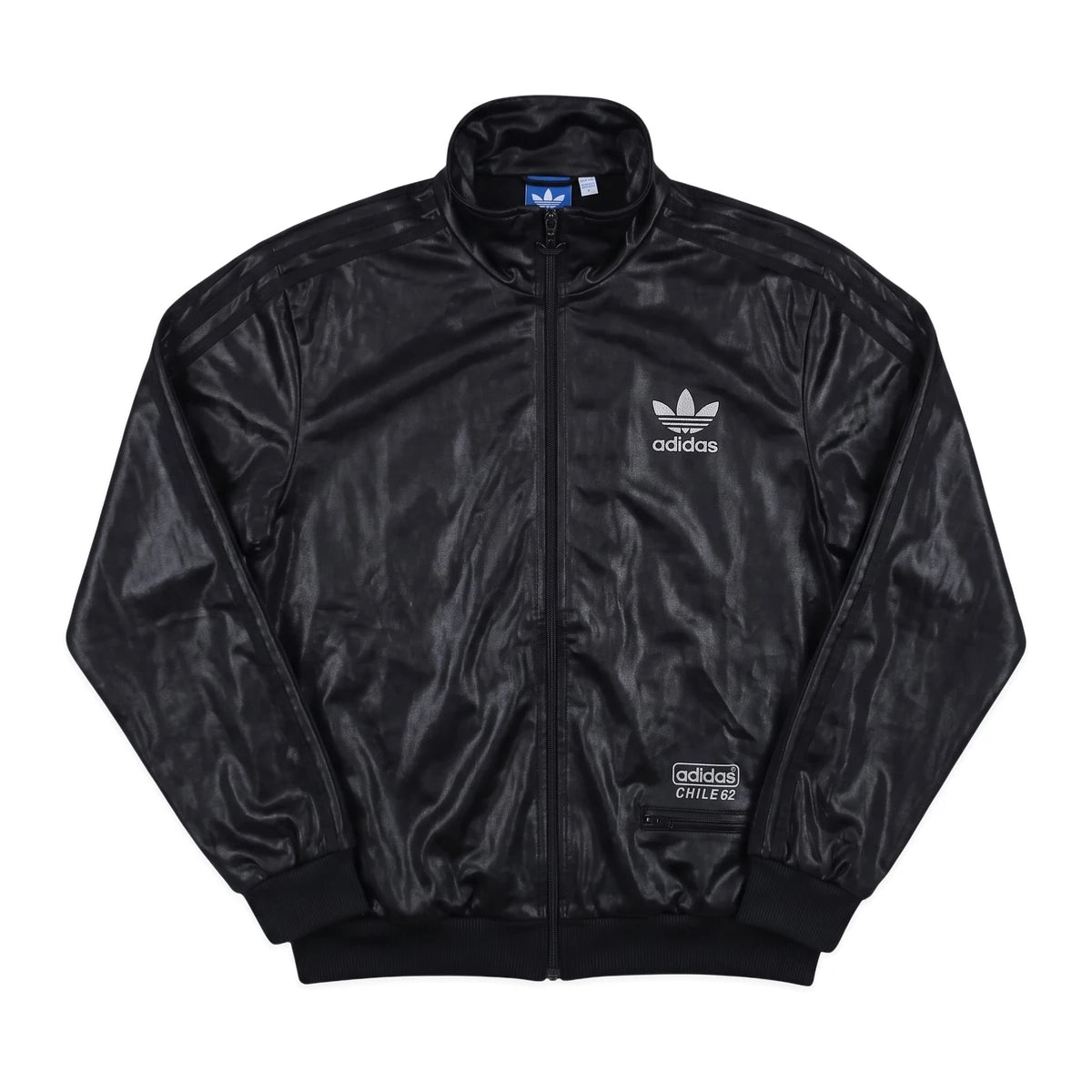 Adidas Trackjacket Chile 62 Schwarz Herren Polyester – Vorderansicht