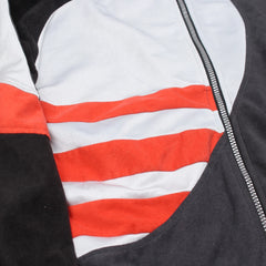 Adidas Trackjacket Y2K Schwarz Orange Herren Mischgewebe – Nahaufnahme-1