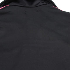 Adidas Trackjacket Firebird Schwarz Pink Damen Polyester – Nahaufnahme-2