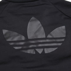 Adidas Trackjacket Firebird Schwarz Rot Damen Polyester – Nahaufnahme-2