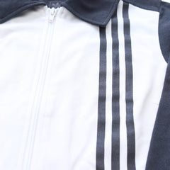 Adidas Trackjacket Firebird Schwarz Weiß Damen Baumwolle – Nahaufnahme-1
