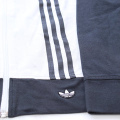 Adidas Trackjacket Firebird Schwarz Weiß Damen Baumwolle – Nahaufnahme-2