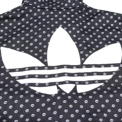 Adidas Trackjacket Firebird Schwarz Weiß Damen Polyester – Nahaufnahme-2