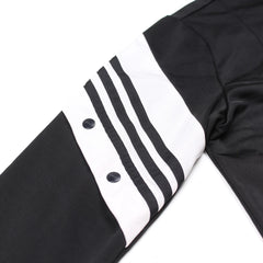 Adidas Trackjacket Adibreak Schwarz Weiß Damen Polyester – Nahaufnahme-3