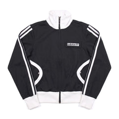 Adidas Trackjacket Beckenbauer Schwarz Weiß Damen Baumwolle, Polyester – Vorderansicht