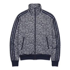 Adidas Trackjacket Firebird Schwarz Weiß Damen Polyester – Vorderansicht